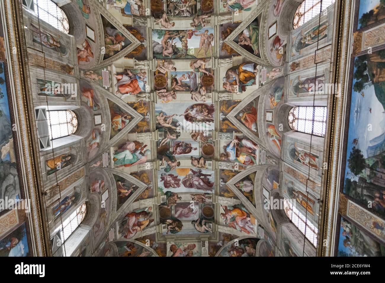 Chapelle Sixtine, Cité du Vatican Sate Banque D'Images