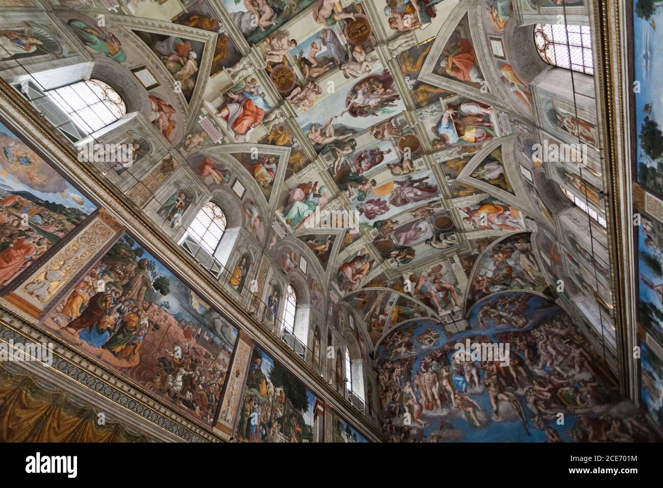 Chapelle Sixtine, Cité du Vatican Sate Banque D'Images