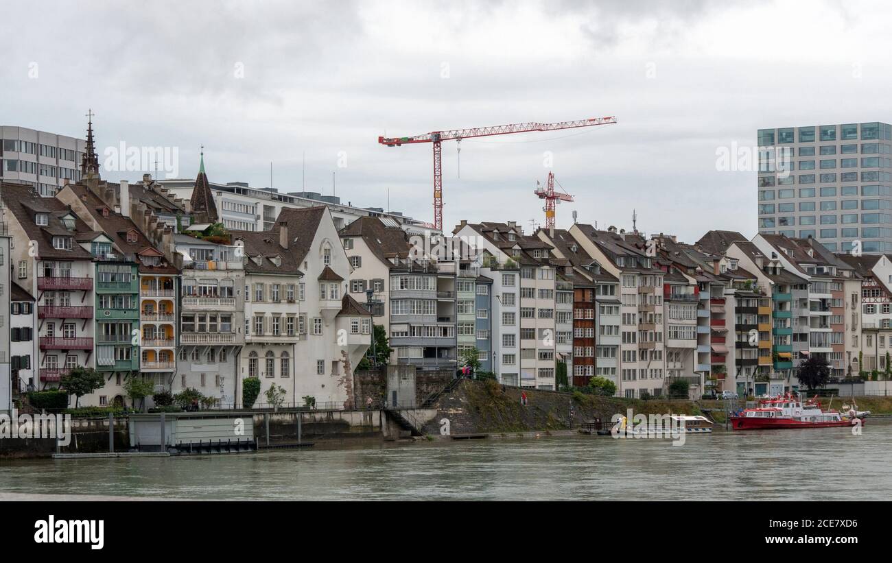 La vieille ville de Bâle, Suisse Banque D'Images