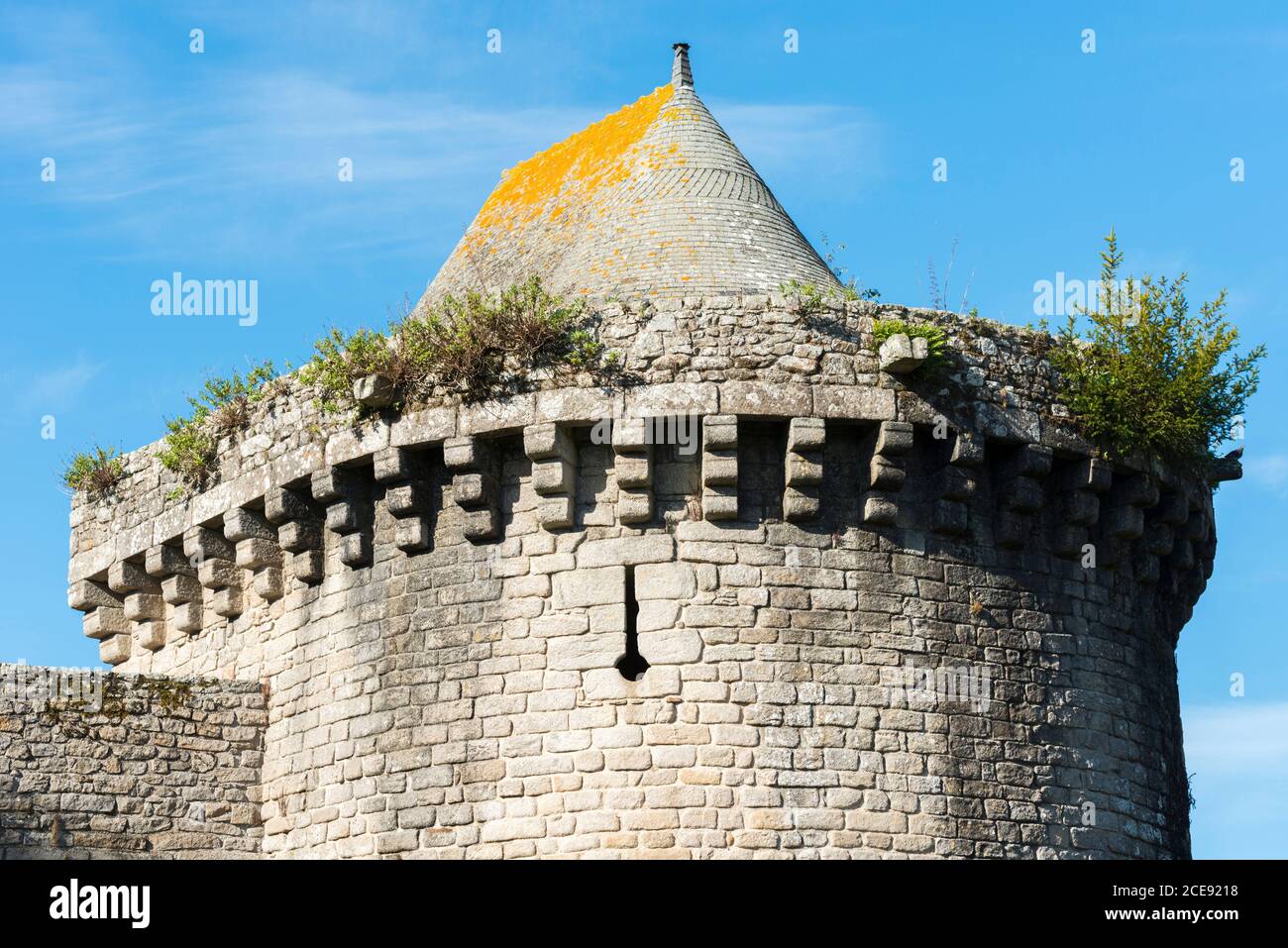 Guérande (nord-ouest de la France) : les remparts Banque D'Images