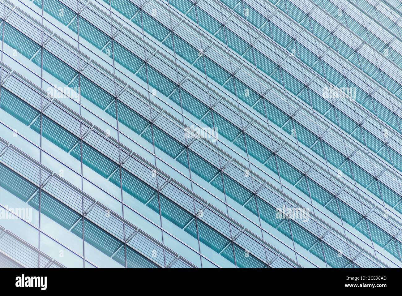 Détails de l'architecture du bâtiment moderne à la façade de verre arrière-plan d'affaires Banque D'Images
