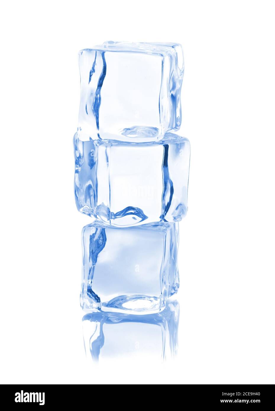 cubes de glace Banque D'Images