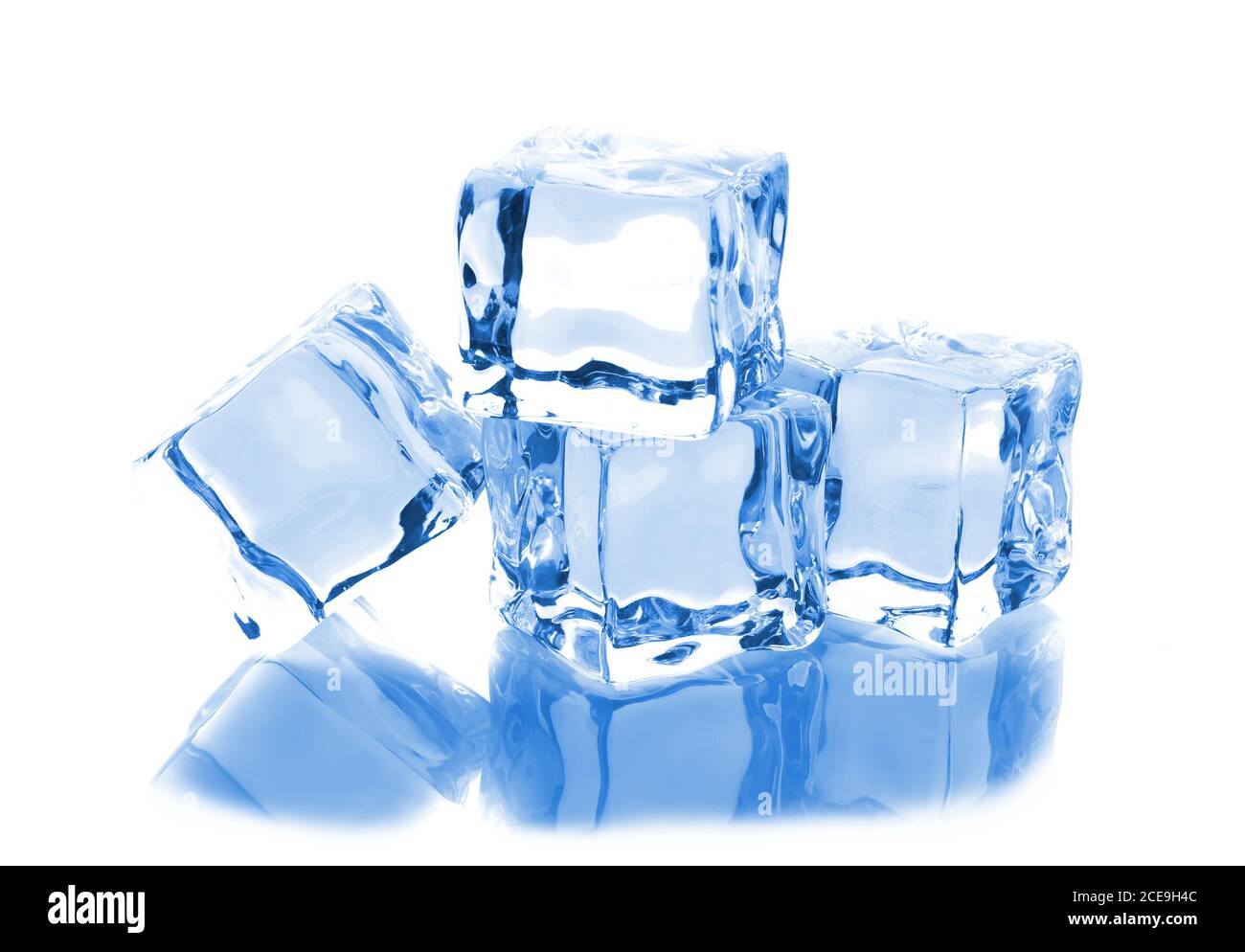 Cubes de glace Banque D'Images