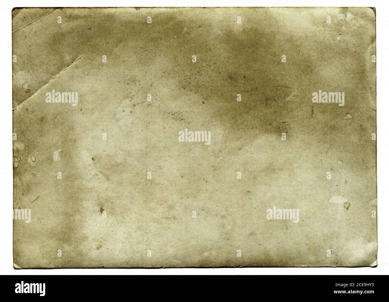Le vieillissement du papier photographique Banque D'Images