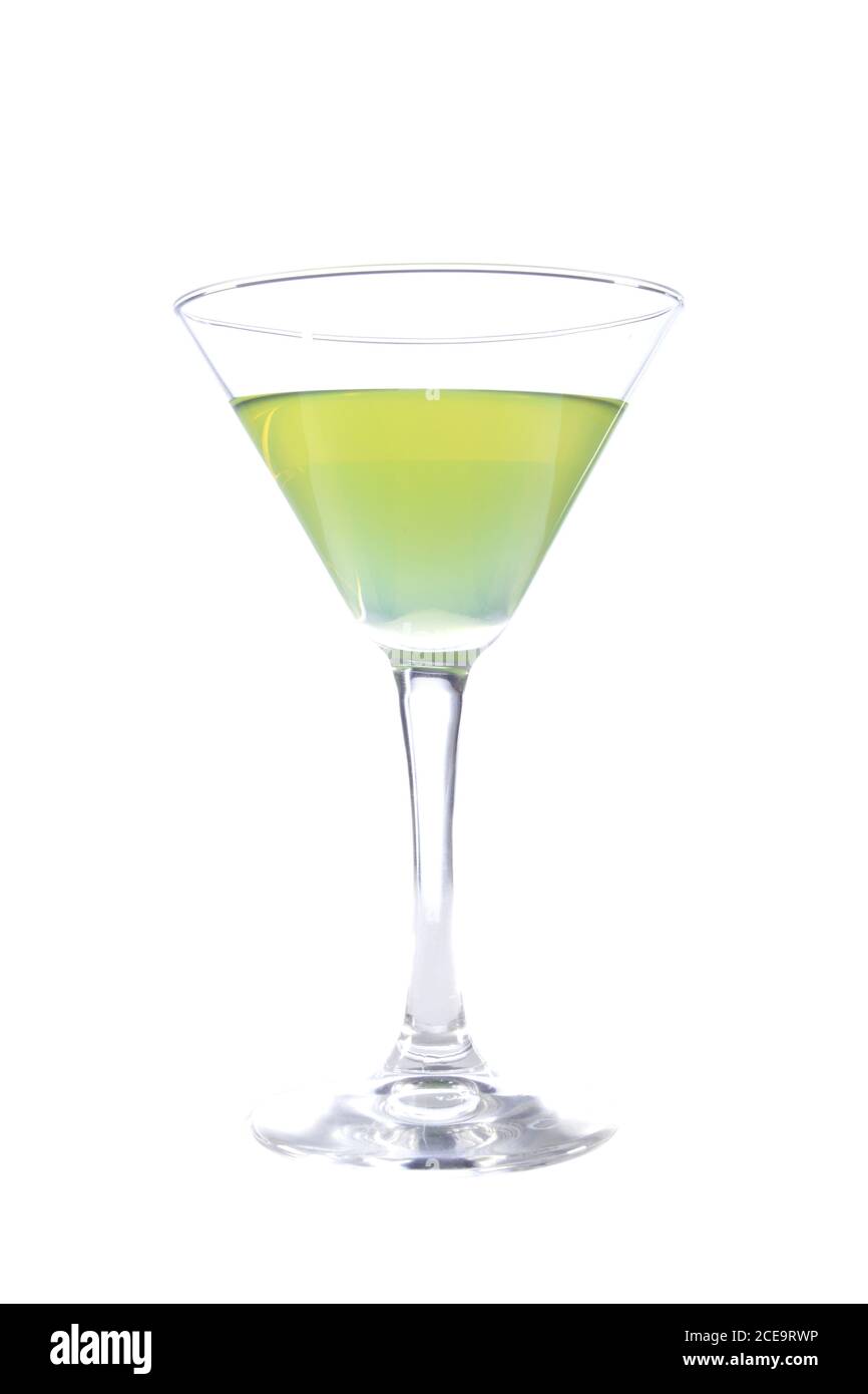 Cocktail dans un verre à martini Banque D'Images