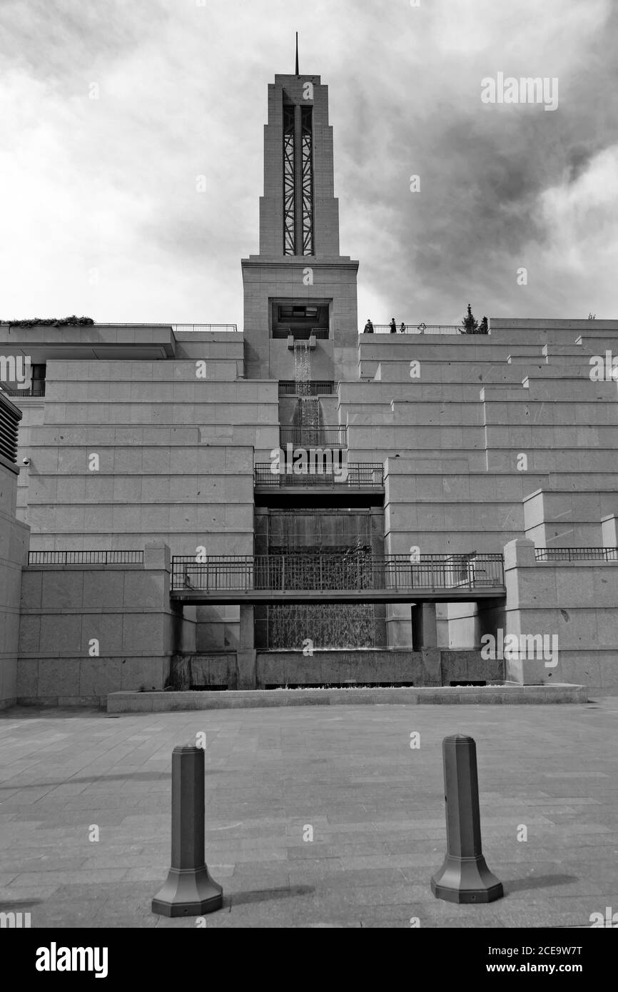 Salt Lake City, capitale et la ville la plus peuplée de l'État de l'Utah, États-Unis Banque D'Images