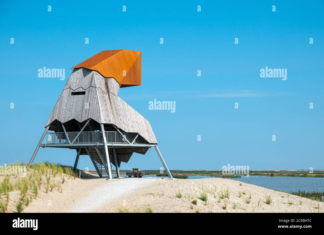 Marker Wadden, pays-Bas Banque D'Images