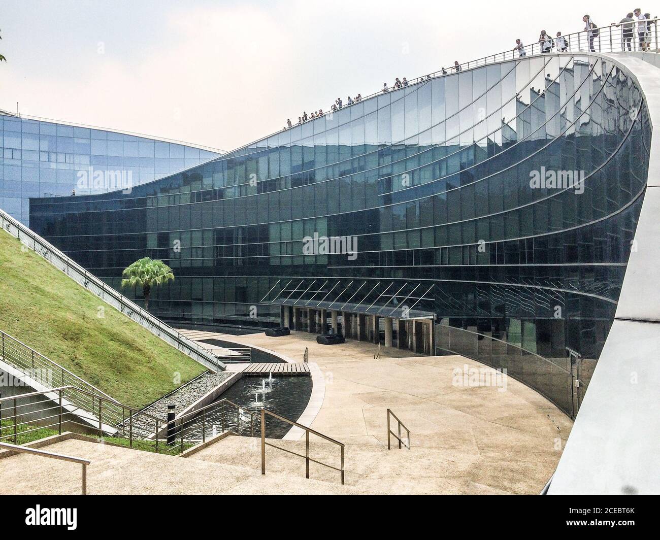 Belle architecture à Singapour. Banque D'Images