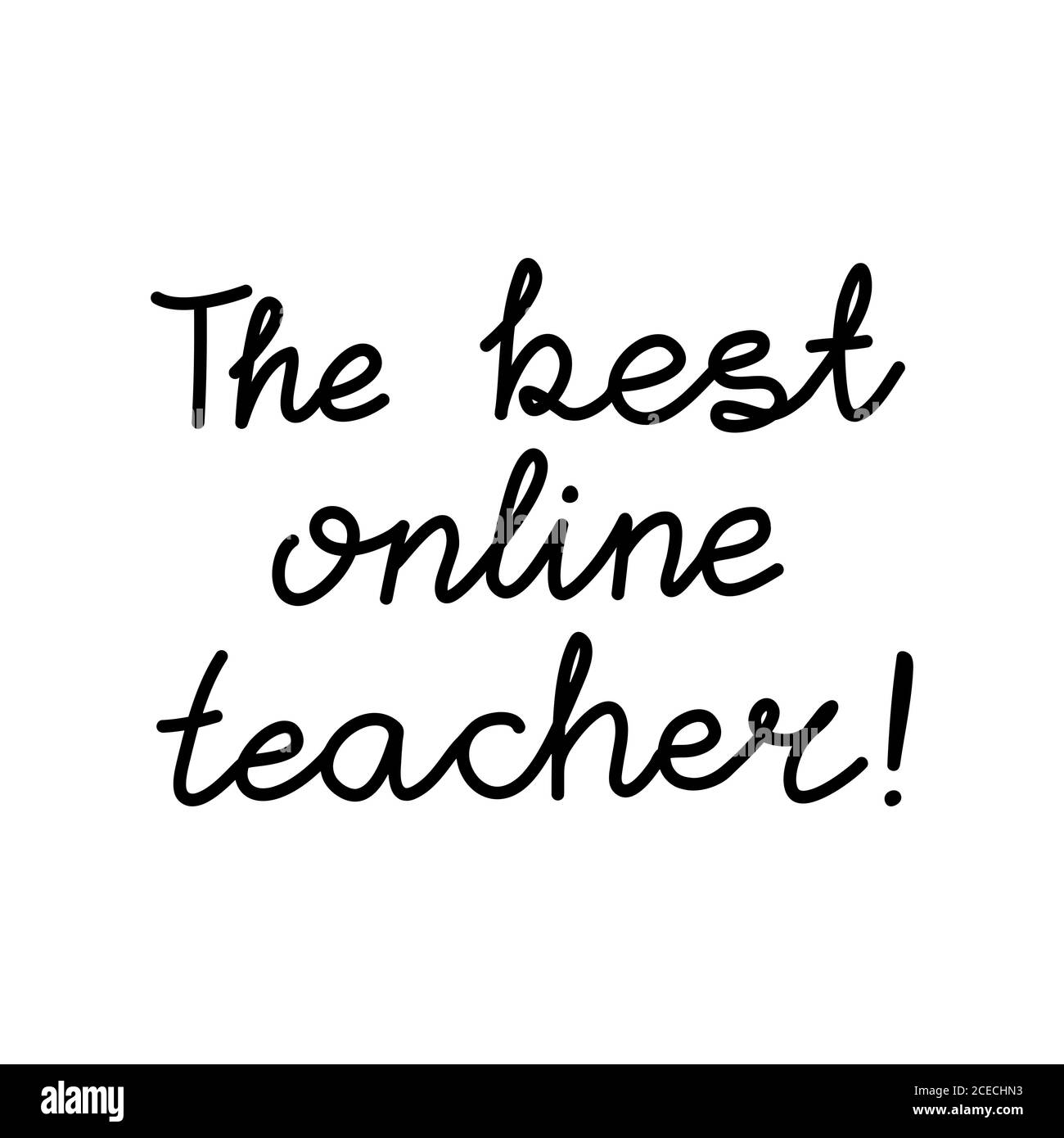 Le Meilleur Professeur En Ligne Citation D Education Ecriture Hiladish Isole Sur Fond Blanc Illustration Du Stock Vectoriel Image Vectorielle Stock Alamy