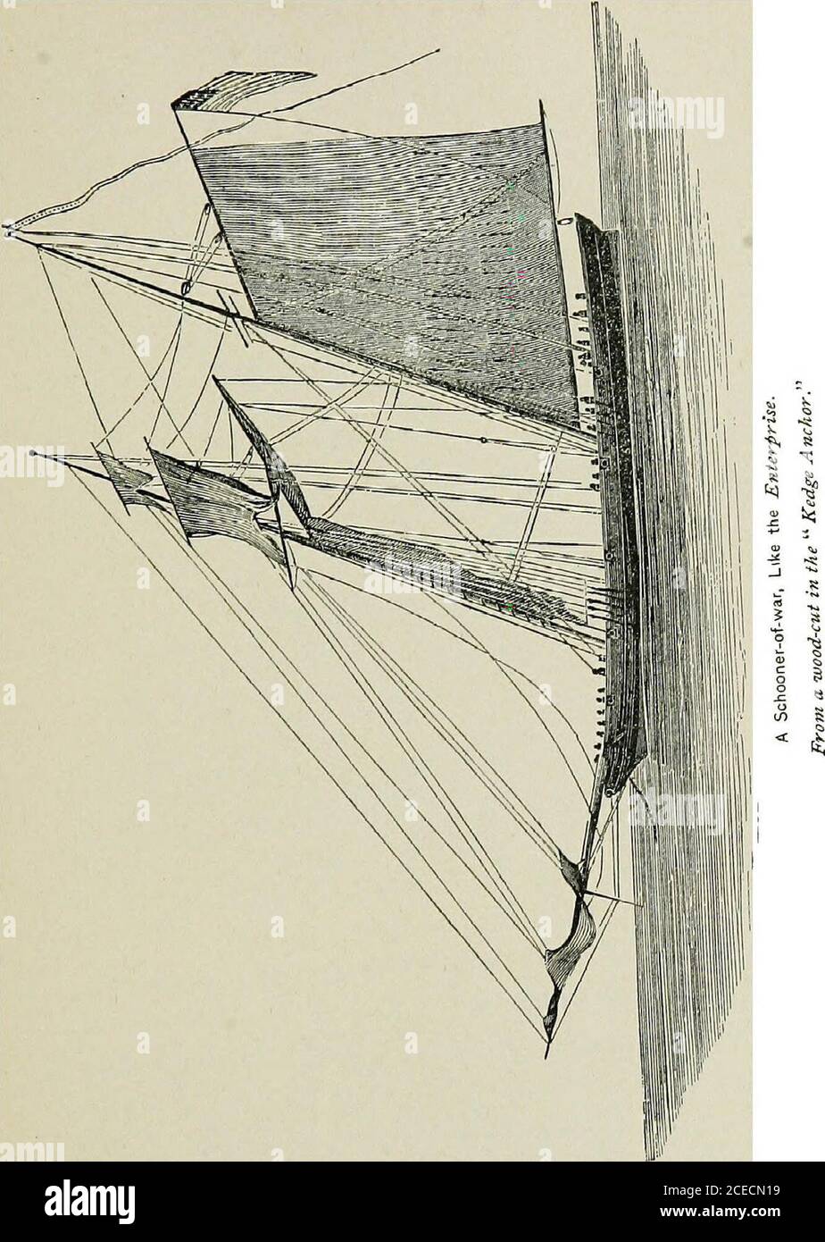 . L'histoire de notre Marine, de son origine à nos jours, 1775-1897. 340 L'HISTOIRE DE NOTRE MARINE ron pour les combats en haute mer, les Américains werenot armés pour avoir agressé une ville si bien fortifiée que Tripoli, et les Bashaw refusèrent la tomarine d'un traité. Un blocus lasse du port suivi. Il y a eu des conflits de petits coups de feu avec des canots qui ont essayé de voler le tosea, et même les forces terrestres ont été des temps de bombardedat. Une partie sous porter a une fois landedand a tiré quelques canots que Jiad a été transporté Banque D'Images