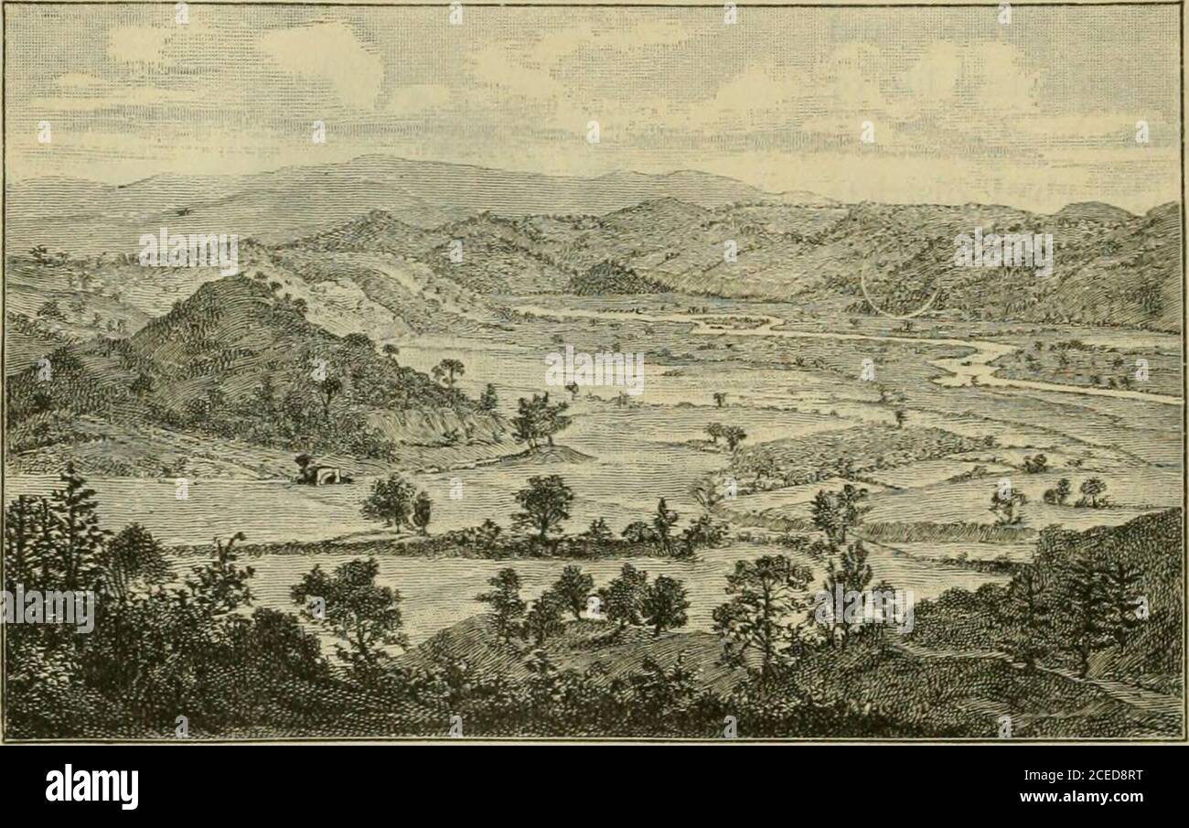 . Les nations orientales et la Grèce. --^^. Figure 74. Galerie dans le mur du Sud À Tiryns Tiryns le mur fort. — Iliad, ii, 559 IL6 LA TERRE ET LE PEUPLE [§129 et tient à jour les vestiges des villes — Mycenae et Tiryns — Les rois qui construisit de grands palais, possédaient de vastes trésors ingold et argent, et qui détenaient v^ide balancent des siècles avant qu'Athènes ne se hait un nom et un lieu dans l'histoire. La principale ville de la région pendant la période historique était Argos. Laconia, ou Lacedemon, embrasse la partie sud-est du PEL-oponnèse. Une caractéristique importante de la géographie physique de thisregi Banque D'Images