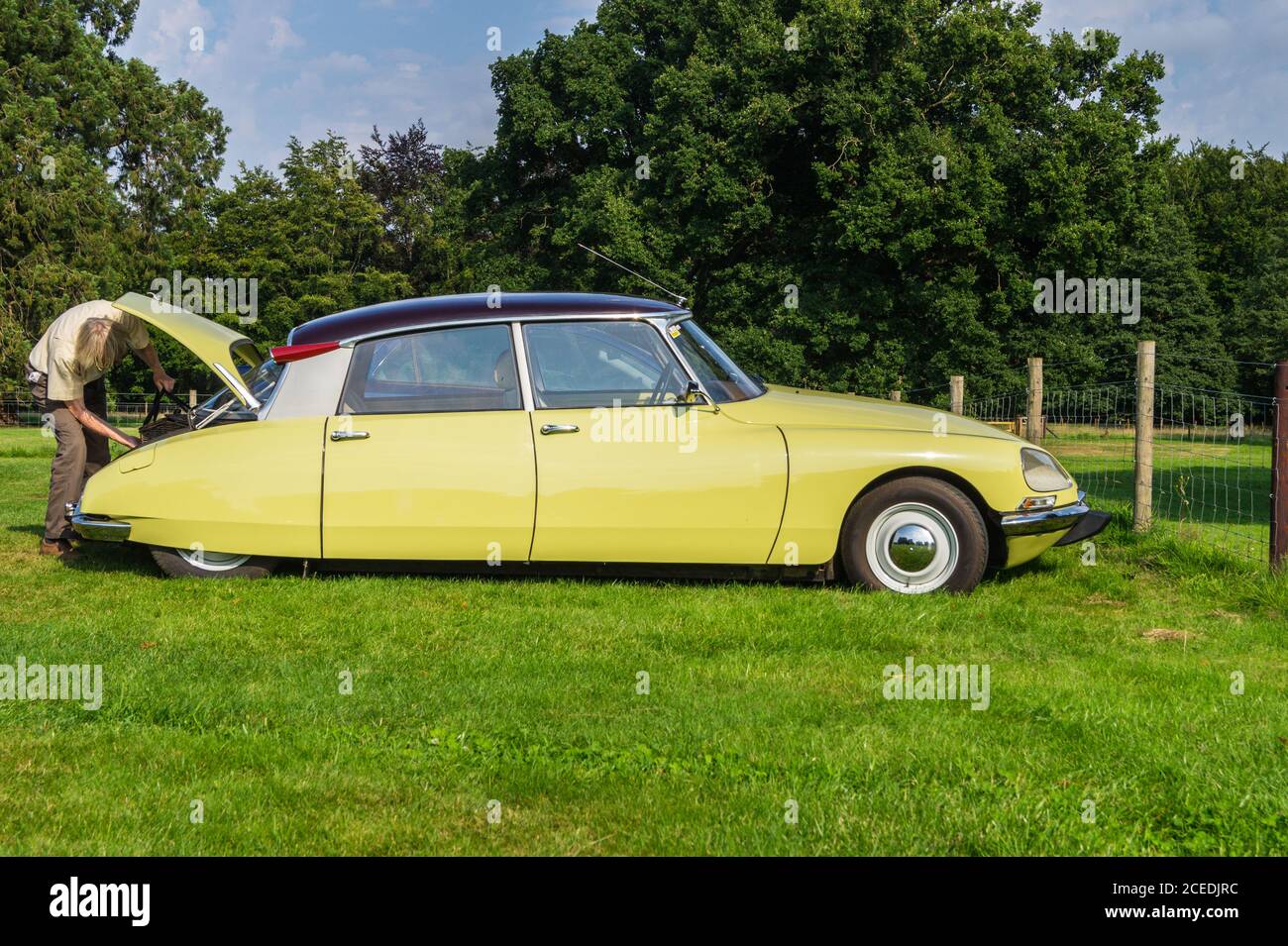 Modèle 1968 Citroën ID, Newby Hall, Yorkshire, Angleterre Banque D'Images