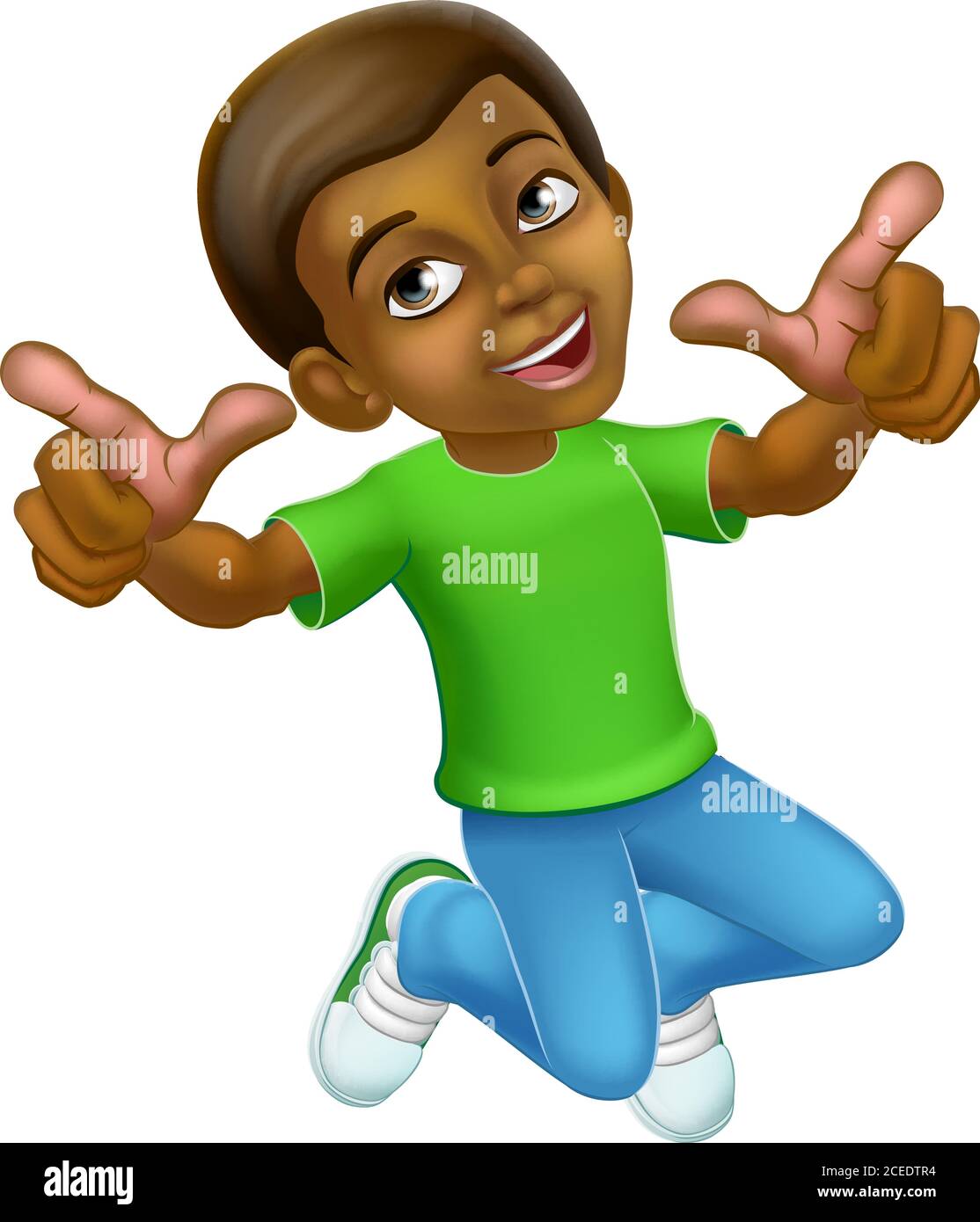 Joyeux Personnage De Dessin Anime Pour Enfant Image Vectorielle Stock Alamy