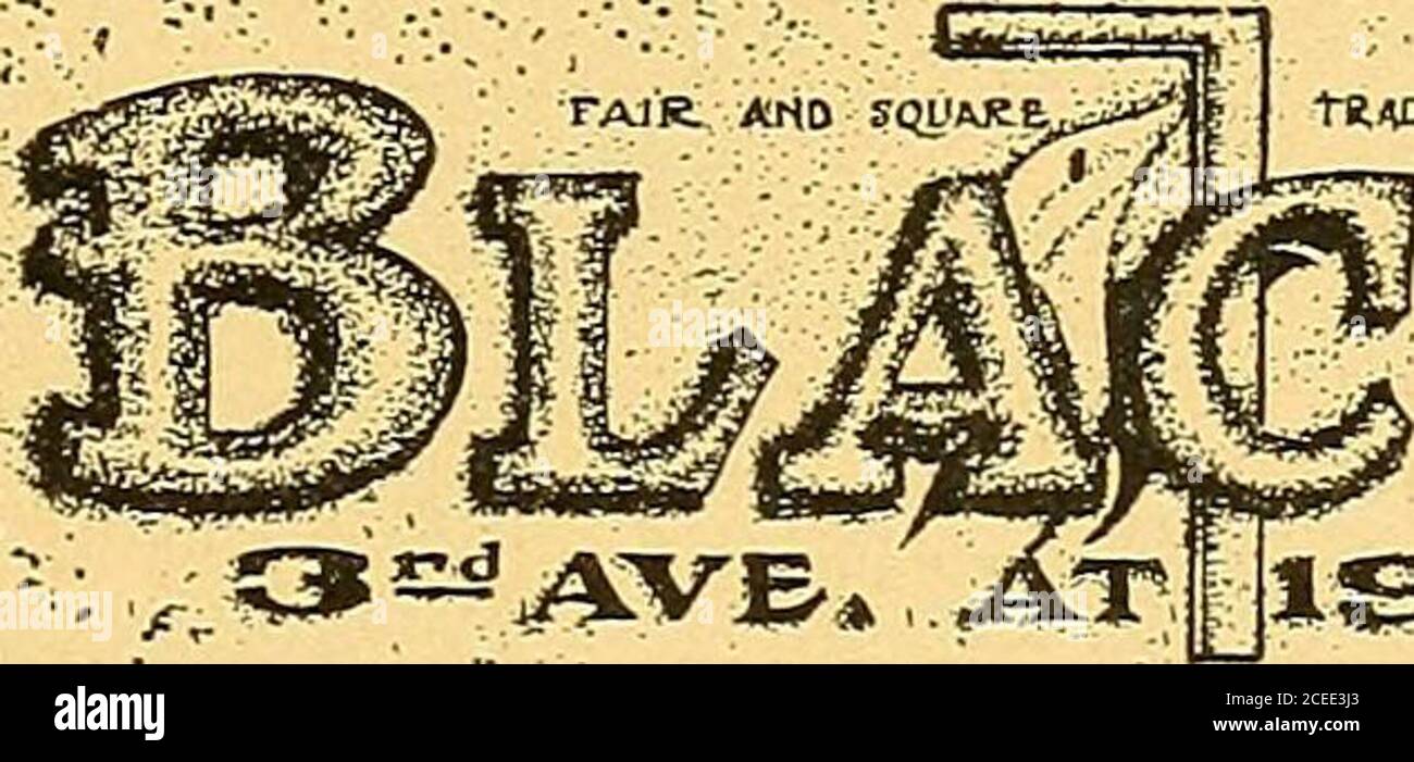. Le guide des acheteurs du Grand Birmingham ... Vêtements, chaussures, chapeaux, meubles pour hommes et garçons. Mouchoirs de poche et de tuyaux pour femmes. Childens and Mes Shoes Blachs Rebate Railroad Fares Mail commandes remplies rapidement et bien.. TRftDE MARK.-. Banque D'Images