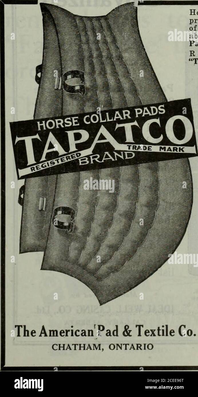 . Marchandisage du matériel mars-juin 1919. Belleville Hardware UN produit fabriqué au Canada égal au meilleur dans le monde nous sommes tous susceptibles de rechercher des produits importés comme des lignes supérieures faites maison. Pause avanceYou concéder quoi que ce soit à des produits étrangers sur BELLEVILLEHARDWAEE. Voici un produit de fabrication CAN-adienne qui est aussi bon que le meilleur. Le matériel Belleville répond à la demande des architectes et des constructeurs les plus par-ticulaires et enregistre un succès merveilleux dans toute la CAN-ada. C'est un produit canadien digne, digne du meilleur patronage canadien. Tout le matériel est semblable aux constructeurs et à l'arc Banque D'Images