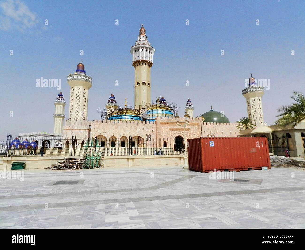 Touba, la ville sainte du Sénégal. La grande mosquée Banque D'Images
