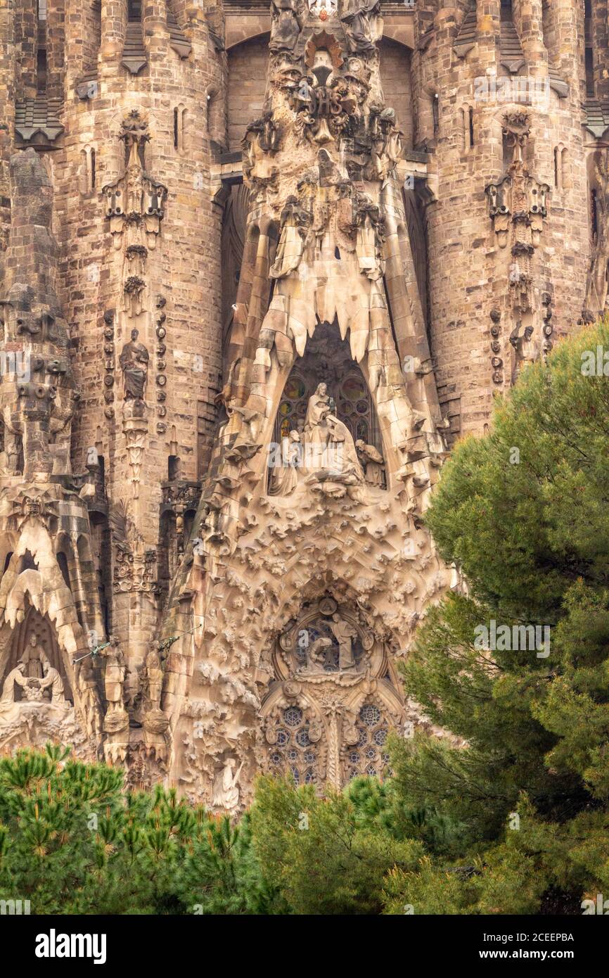 Sagrada Familia à Barcelone, Espagne Banque D'Images