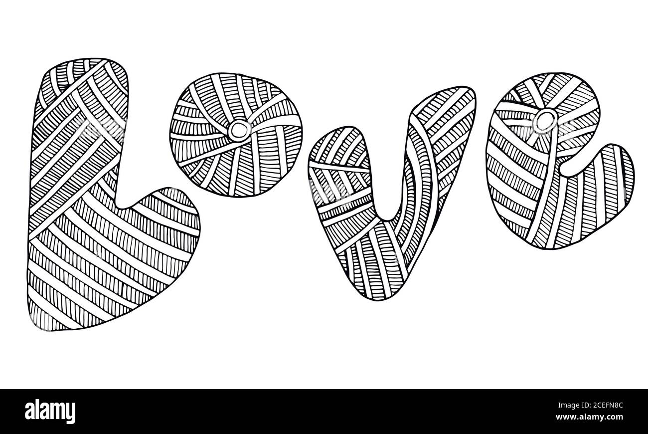 Doodle Creative typographiques graphiques avec une page couleur avec le Illustration de Vecteur