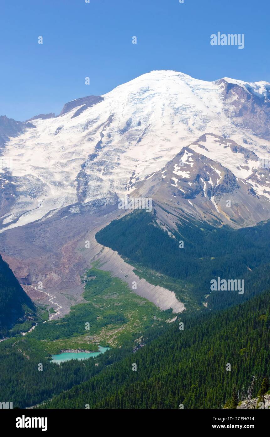 Parc national du Mont Rainier, Washington, États-Unis Banque D'Images