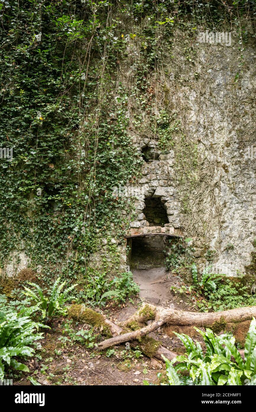 Abandonnés Fussells Old Iron Works, Mells, Somerset, Angleterre, Royaume-Uni Banque D'Images