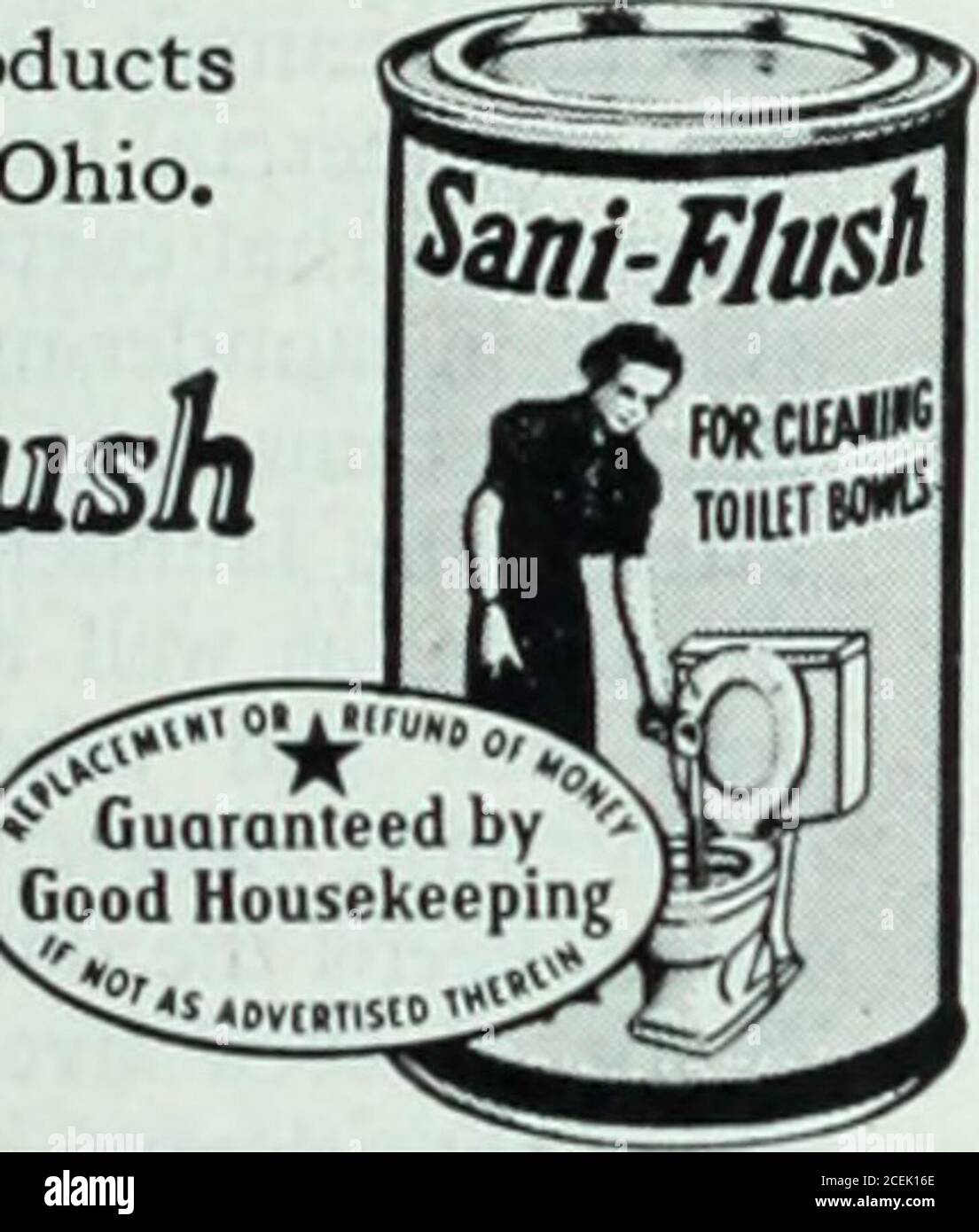 Le journal de la maison des dames. &gt;l ••AffeO** Hani-Flush et je prends  le prix. Vere une paire de AC-Lors très doux. Je saupouds Sani-Flush dans  le bol de l'oeillette 1—et