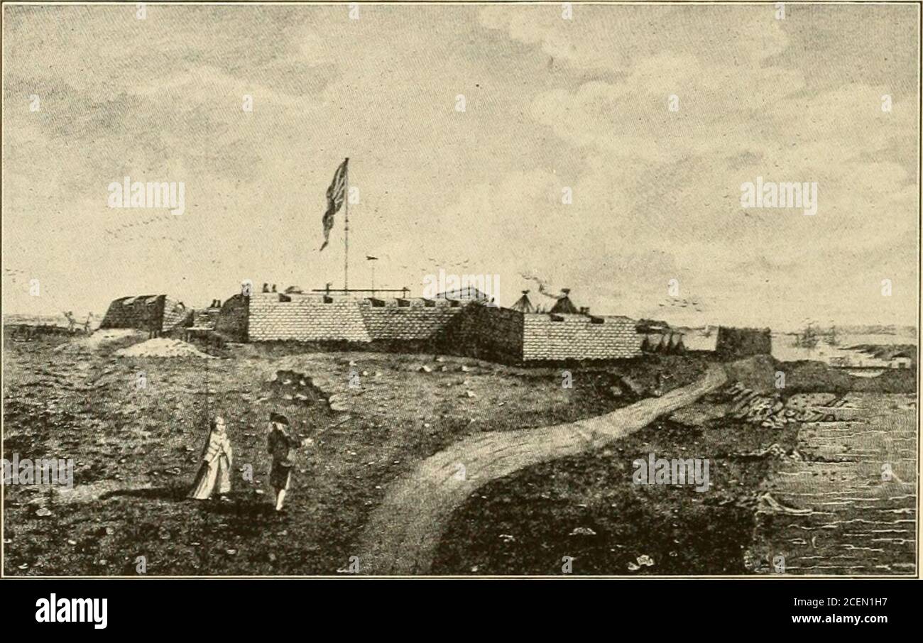 . Pathfinders of the West; étant l'histoire palpitante des aventures des hommes qui ont découvert le grand Nord-Ouest. Theirfurs aux forts de la baie d'Hudson. Avec les Athabaska-Cans est allé à Hearne, atteignant le fort Prince de Galles le 30 juin 1772, après dix-huit mois d'absence. Il avait découvert la rivière Coppermine, l'océan ArcticOcean et le pays d'Athabasca, une région d'allas, aussi grande que Halte la Russie européenne. Pour ses réalisations, Hearne a reçu rapidement une motion pro-motion. Dans l'année de son retour au fort.le gouverneur Norton, le taureau indien, est tombé malade mortel.dans l'agonie des gorges de la mort, il a appelé ses épouses Banque D'Images