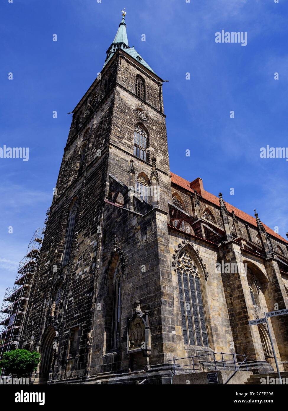 evangelische Kirche St. Andreas, Hildesheim, Niedersachsen, Deutschland, Europa Eglise protestante St. Andreas, Hildesheim, Basse-Saxe, Allemagne, Euro Banque D'Images