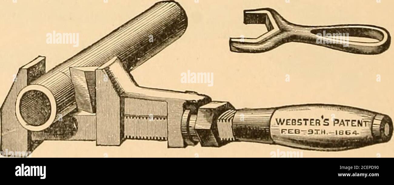 Catalogue illustré de tuyaux en fer forgé et en fonte, de raccords de  tuyaux de vapeur et de gaz, de robinets et de vannes de vapeur en laiton et  en fer,