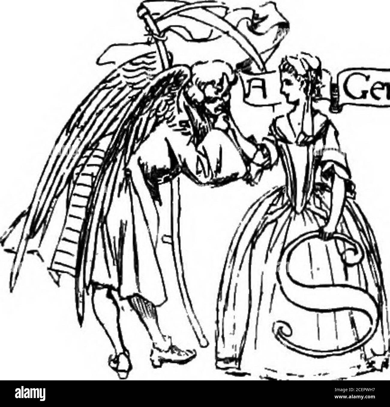 . La ballade de beau Brocade, et d'autres poèmes du XVIIIème siècle. CenthvHmlfthe of&lt;f grfiwH, IL vivait aussi à l'ère géorgienne.la plupart des femmes, alors, si les bards se sont trahis, ont succombé à des routs et des cartes, ou ont grandi et ont été dévolées et acides.mais leurs ne sont ni le destin. Elle cameOf bon folk de l'Ouest-pays, dont les fameHas s'est fanée maintenant. Pour nous, son nom est Madame Placid. 38 UN Gentlewoman de la vieille école. La patience ou la prudence, ce que vous allez, un certain préfixe faiblement parfumé mortias ces vieux senteurs musclés qui remplissent nos oreillers de grand-mère, et pour son portrait jeune prendre Some long-taille enfant de Hudsons faire, raide à l'aise à côté d'un lac Banque D'Images