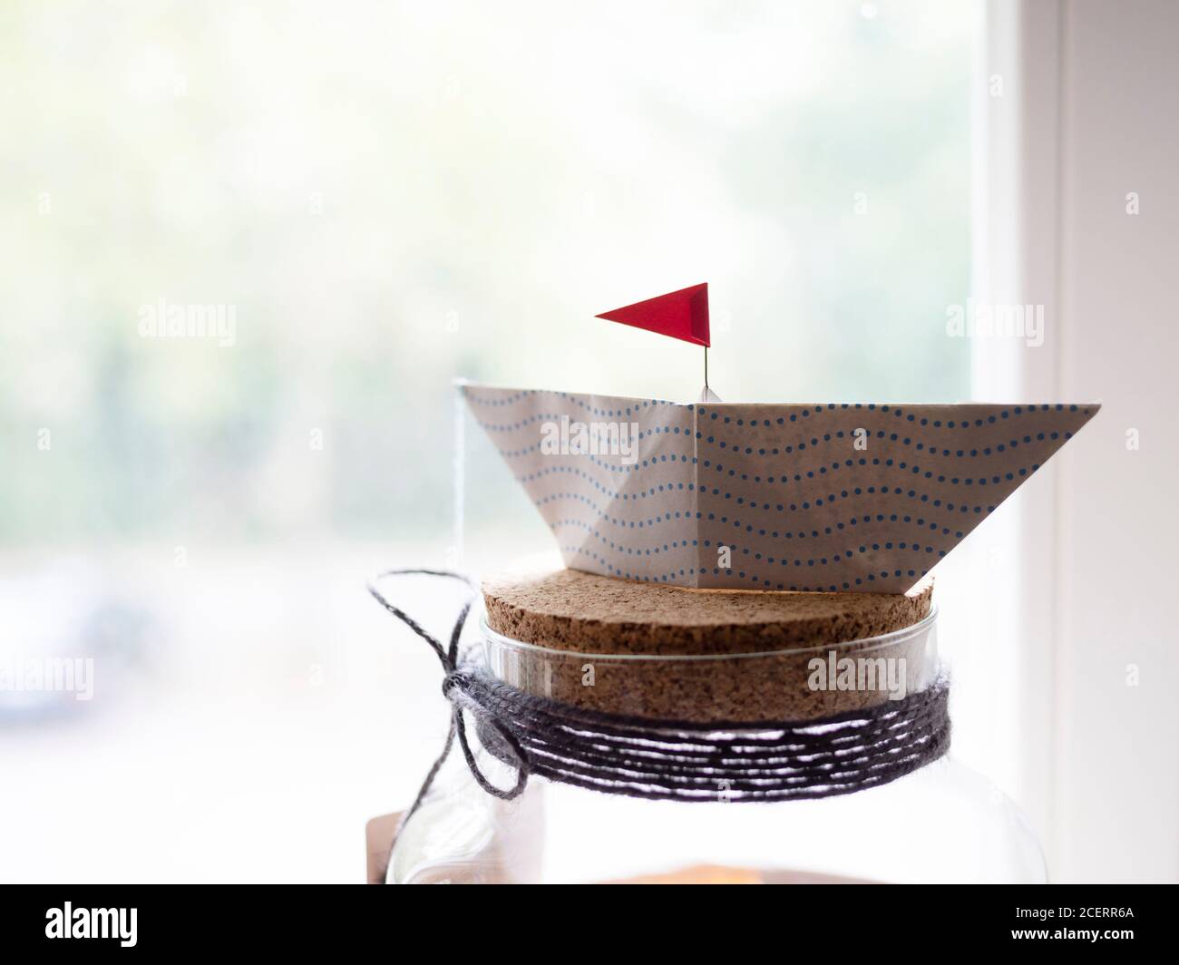 Décoration intérieure en papier Banque D'Images