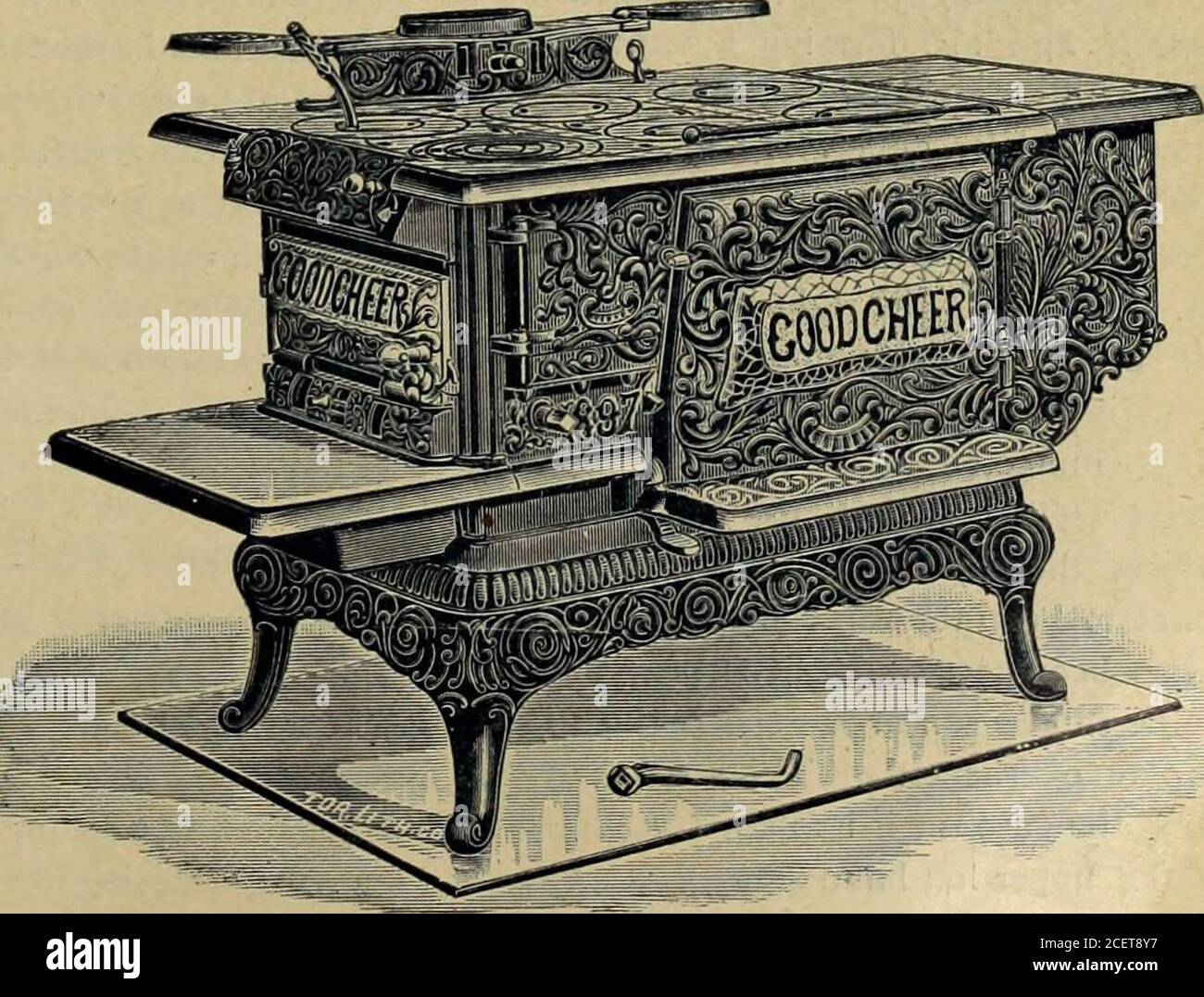 . Marchandisage du matériel janvier-juin 1898. NE PAS ACHETER avant de voir nos NOUVELLES LIGNES nos voyageurs vous appelleront bientôt, en temps voulu pour le Spring Trade IEAKINS& CO. MEAKINS&SONS 313 St. Paul St MONTRÉAL King St. East HAMILTON Good Chehers Ranges LARGESTEELOVENS trois styles chacun Square andReservoir, sans HighShelves ou Clos-ets, charbon et bois ou bois seulement. Vendu par les principaux concessionnaires du monde entier. Le Jas. Stewart Mfg Co., Limited. Tous les bons Cheers sont parfaits. Représenté au Manitoba et dans les Territoires du Nord-Ouest par J. H. Ashdown,|Winnipeg. WOODSTOCK, ONT. 38 HARDWA Banque D'Images