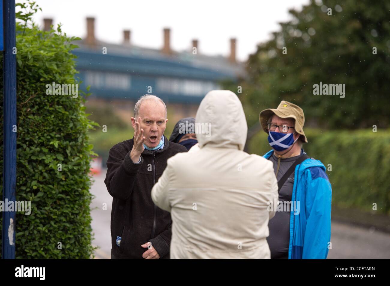 Glasgow, Écosse, Royaume-Uni. 2 septembre 2020. Photo : Sean Clerkin d'action pour l'Écosse. COMMUNIQUÉ DE PRESSE : La manifestation d'aujourd'hui devant la prison de Barlinnie appelle à la libération immédiate de M. Singh de sa peine draconienne de 72 jours de prison pour avoir défié le Conseil municipal de Glasgow pour avoir la marche et se rassembler pour l'indépendance écossaise à 1.30 heures dans l'après-midi de mai 2019, ce qui a attiré plus de 100,000 personnes qui ont autorisé Ces gens des Highlands et des îles et du sud de l'Écosse le temps d'arriver à Glasgow. Crédit : Colin Fisher/Alay Live News. Banque D'Images