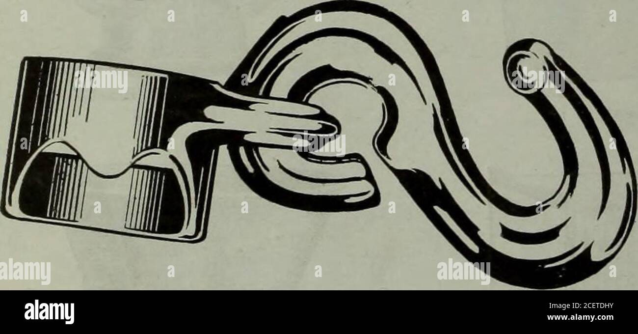 . Marchandisage du matériel mars-juin 1919. N° 7323 clé 15-16 écrou d'essieu, 1%écrou d'assemblage, 8,y2 de long. MEILLEURS PRODUITS EN FONTE MALLÉABLE et EN FONTE notre objectif a toujours été de fabriquer les meilleurs produits en fonte et en fonte malléable. La demande populaire pour nos produits à ce jour est une indication de la réputation de haute qualité que nous avons atteinte. Pour le revendeur progressif de matériel à la recherche de plus d'affaires avec plus de profits, nous proposons les lignes illustrées ici. Les prix et les informations complètes seront fournis sur demande. Écrire au jour. International malléable Iron Company, Limited Guelph (Ontario), Canada Wh Banque D'Images