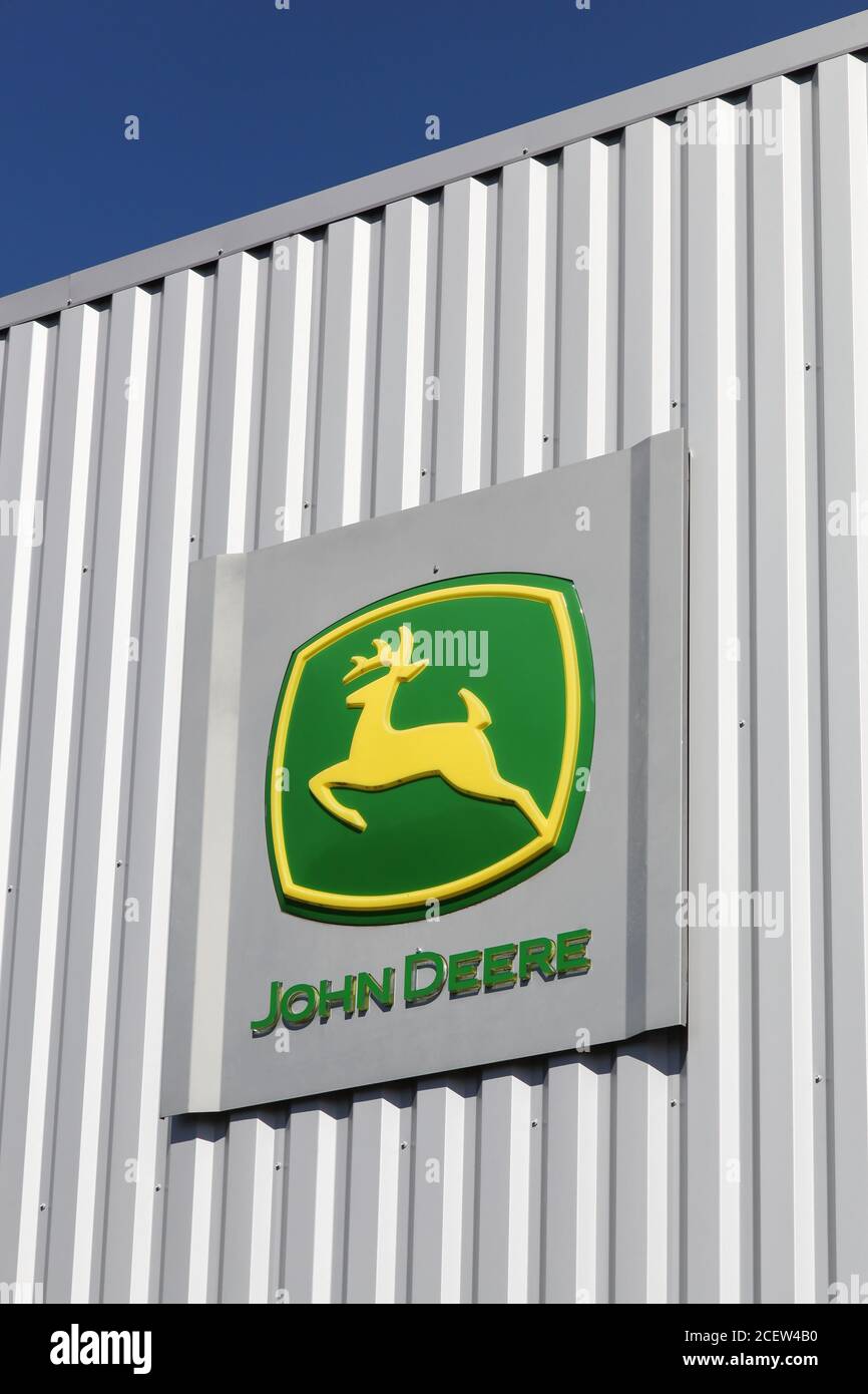 Panneau Décoratif John Deere Tractors & Plows - 20,3 X 30,5 Cm, Métal Vert Et Jaune, Fabriqué Aux USA
