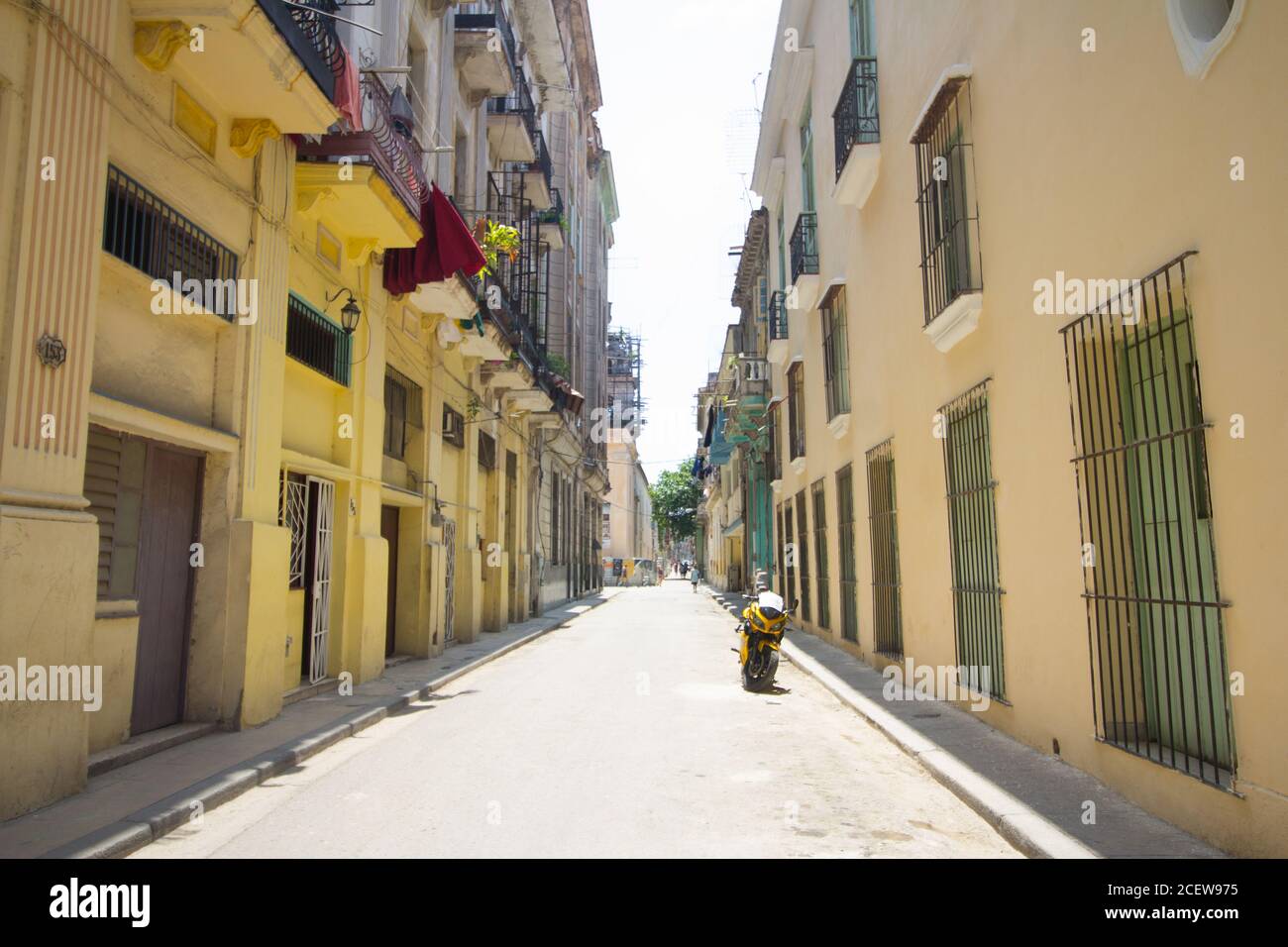 Rues de Cuba, la Havane Banque D'Images
