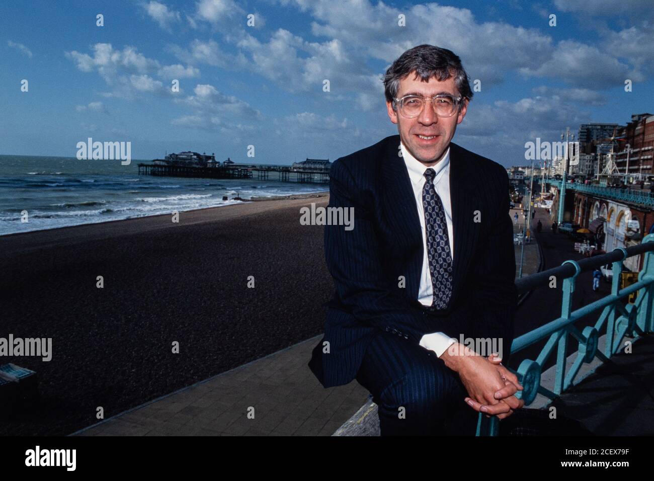 Jack Straw MP à la Conférence du Parti travailliste à Brighton. 02 octobre 1991. Photo: Neil Turner Banque D'Images