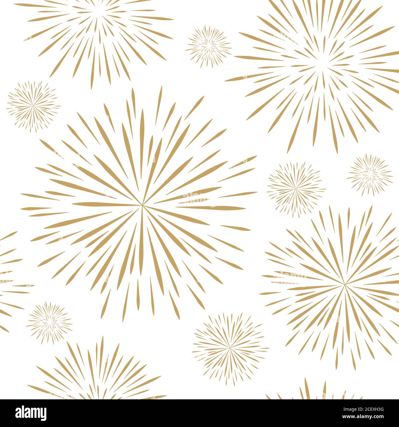 Illustration vectorielle de feu d'artifice de la nouvelle année à motif transparent EPS10 Illustration de Vecteur