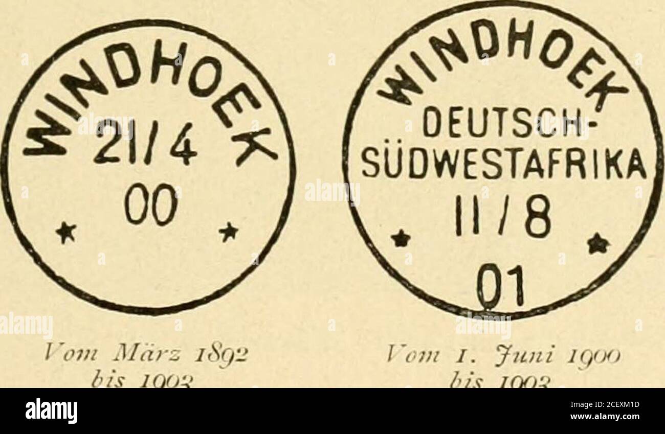 . Die Geschäftschäftung und Vertrichtungen in der deutschen postanstalten in den schutzgebieten und im auslande. Postamt à Wimlhuk. Windhoek, moo geändert in Windhuk, Postagentur, eröffnetPostatt seit ISUT, ycscidosscs 12. Mai IfJlö. Dezember isfj/. Voin7.Dezbr.1891 bis März 1892 uurde der Stempel Otybnhingue aushilfsweisebenutzt. Blau-Stempel:Windhoek | aiifUeichspast & gt;r. 4s gesehen.. Auf Ueichspasf|-. ;57, 4« - 4 ». 51:auf Siidncslarrika & gt;r. I- litii I. Juni Kjxiins igf)}t aufSüthrostafrika & gt;r. 1 25 Der Stempel ist den Feinden in die Hände gfef allen. DEUTSCH-[SUDWESTÄFRIKA 21/6 Eundstfii Banque D'Images . Die Geschäftschäftung und Vertrichtungen in der deutschen postanstalten in den schutzgebieten und im auslande. Postamt à Wimlhuk. Windhoek, moo geändert in Windhuk, Postagentur, eröffnetPostatt seit ISUT, ycscidosscs 12. Mai IfJlö. Dezember isfj/. Voin7.Dezbr.1891 bis März 1892 uurde der Stempel Otybnhingue aushilfsweisebenutzt. Blau-Stempel:Windhoek | aiifUeichspast & gt;r. 4s gesehen.. Auf Ueichspasf|-. ;57, 4« - 4 ». 51:auf Siidncslarrika & gt;r. I- litii I. Juni Kjxiins igf)}t aufSüthrostafrika & gt;r. 1 25 Der Stempel ist den Feinden in die Hände gfef allen. DEUTSCH-[SUDWESTÄFRIKA 21/6 Eundstfii Banque D'Images