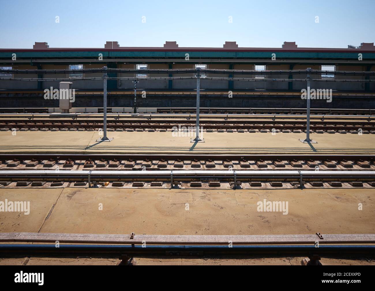 Station de métro New York City à Brooklyn Borough, Etats-Unis. Banque D'Images