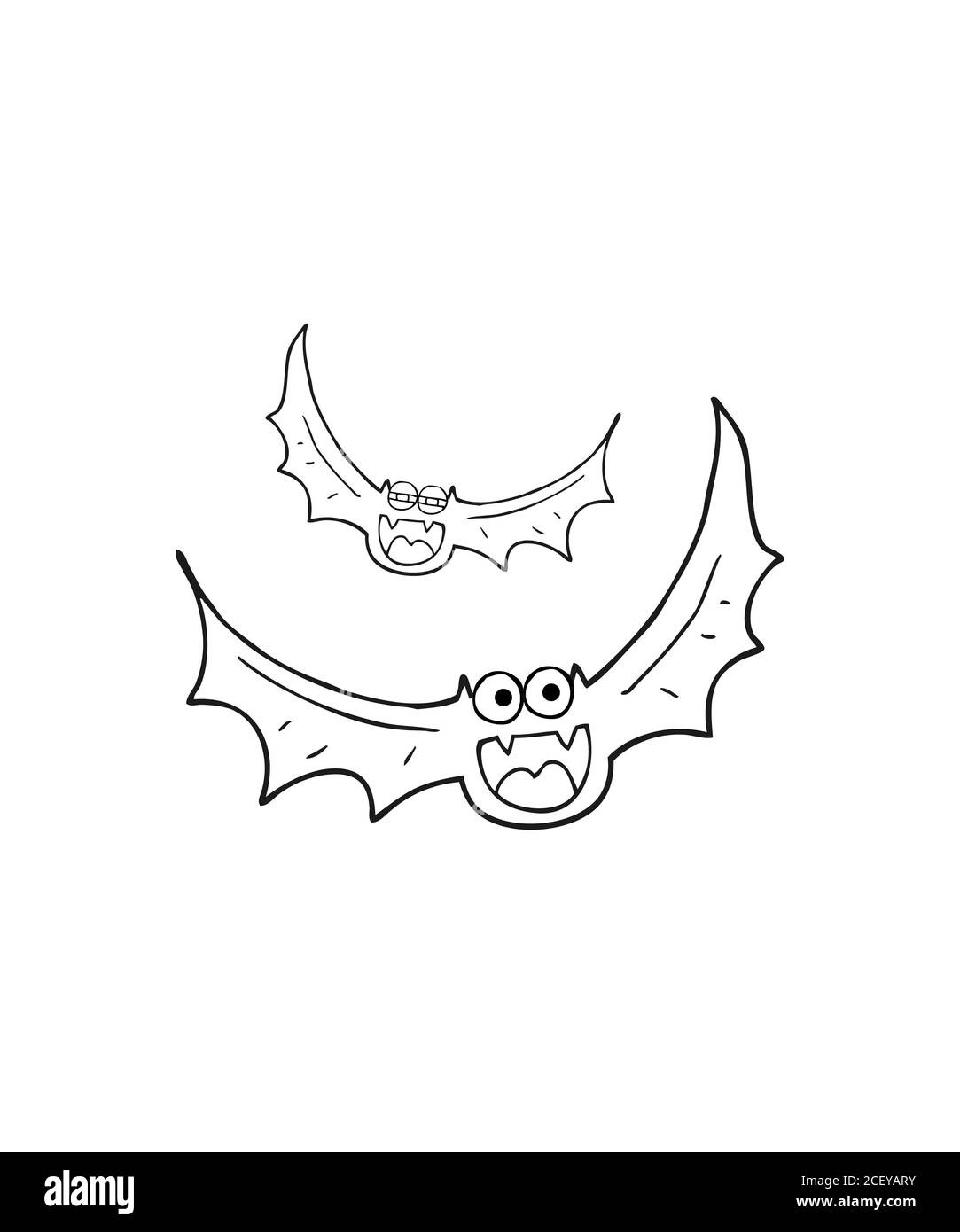 Chauve-souris d’Halloween Banque D'Images