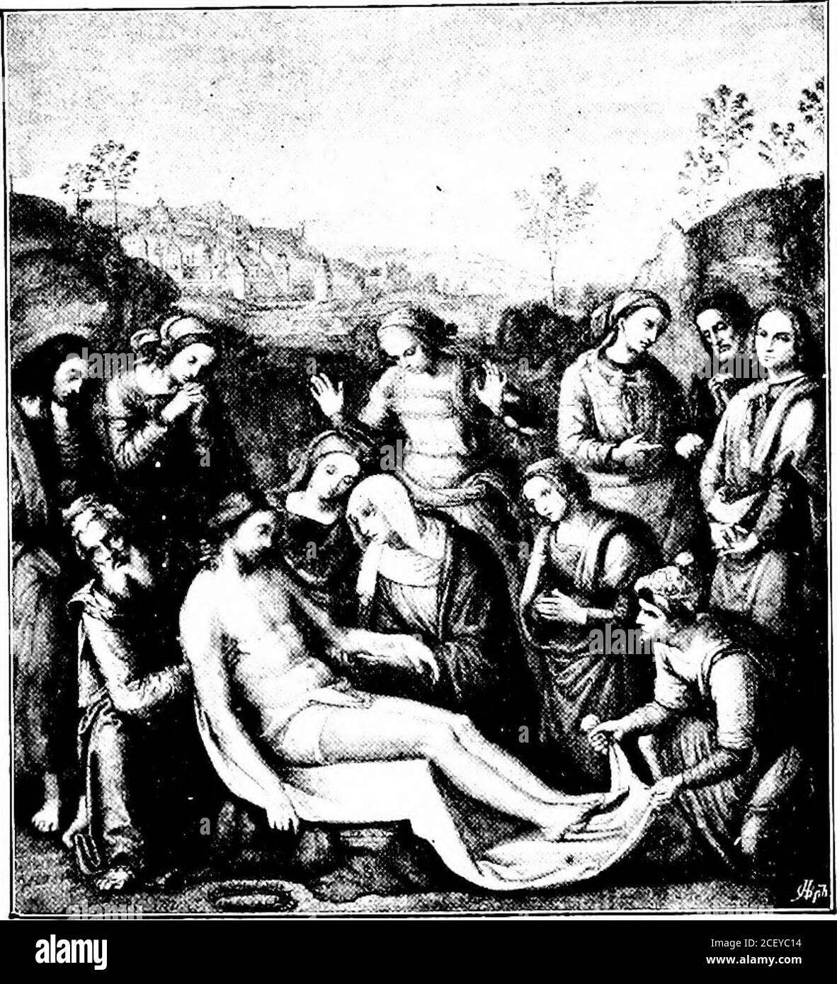 . L'art de la renaissance italienne; un manuel pour les étudiants et les voyageurs. Se démarquer comme l'eau du pays. Son arc de figures avait pour but de se démarquer dans un silhouettecontre un sol pavé synnnetricalh. Quelle est la différence de l'histoire du mariage de Marv lorsqu'il est raconté par un Florentin ! Tout est bien isclameur. Les robes à la mode de couleur Gailv sont de rlguair. Le stand public et la gape, et au lieu de la discrète i-régna des suiteurs là isa bande de stabvart (.jivths qui ponent le marié avec leurs Fists.There semble être un combat libre général, et la merveille est comment Joseph canstay calme. Ce que W Banque D'Images