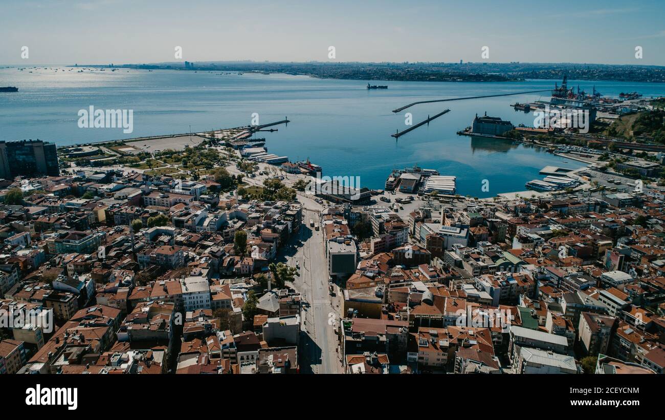 İstanbul tir de drone Banque D'Images