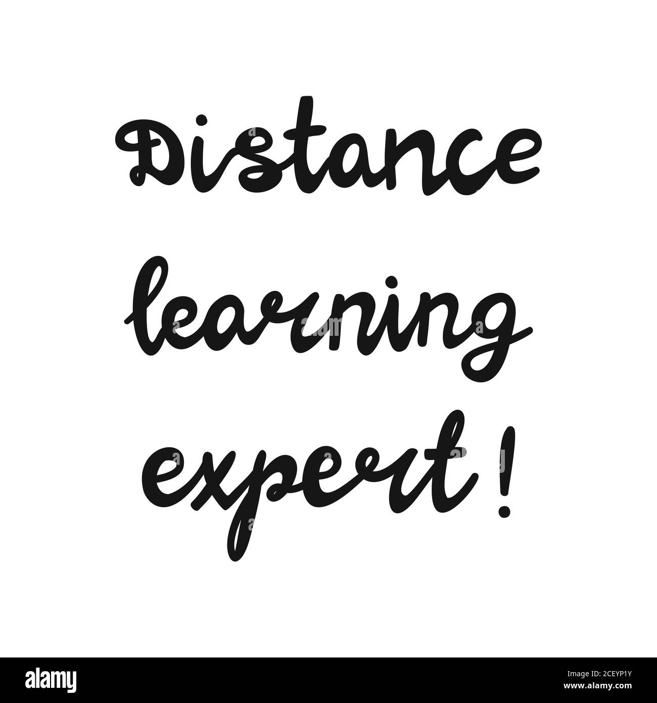 Expert En Enseignement A Distance Citation Manuscrite Sur L Education Isole Sur Fond Blanc Illustration Du Stock Vectoriel Image Vectorielle Stock Alamy