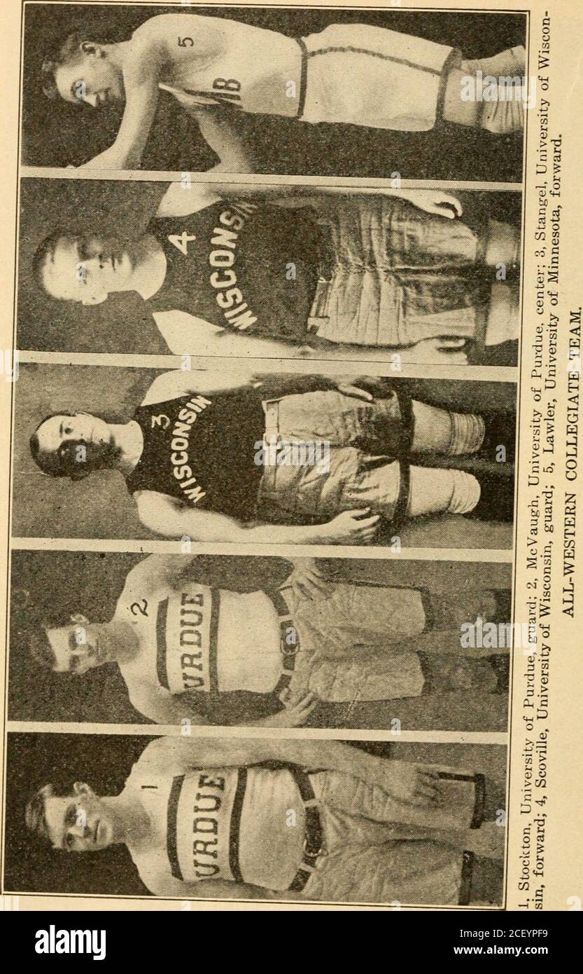 . Le guide officiel de la collégiale de Spalding. X, LJuualilson Mgr. Et Asst. Entraîneur; 2, Williams; 3. Hill; 4, McKee, Capt.5, Painter; 6, Kemiiitz; 7, Loeding. LEWIS INSTITUTE, CHICAGO, ILL, STADLNG-S ATILLETIC LIDRAUV. 37 ENREGISTREMENTS INDRIDUAL, NOM DE SAISON. Jeux. Cunningham, N.W., G. 8Pollak, Chi., C-F.,Brothers, Iowa, F.Robilliard, Minn., G. 3 Scanlon, N.W., G 6 Freeman, Chi., F. Chattin, Indiana, F.Sallander, Iowa, F..Rathbon, Illinois*...Harper, Wisconsin* .Giltinan, Minn., Wisconsin, G. Edwards, Wisper, G., Wisconsin Oliver, Illinois* Davis, Indiana, G. ..Sellers, Chica Banque D'Images