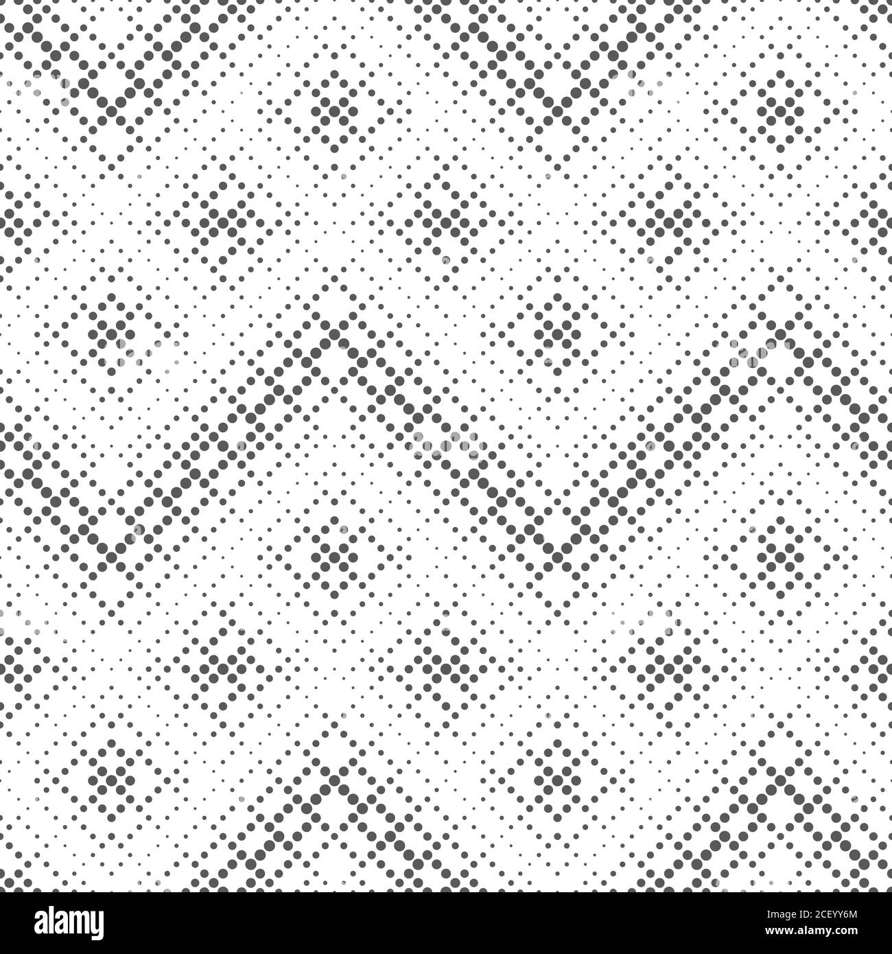 Vector pattern. transparente Répétition infinie de texture élégante et moderne composé de points de la taille différente qui forment des carreaux avec un geometrcial Illustration de Vecteur