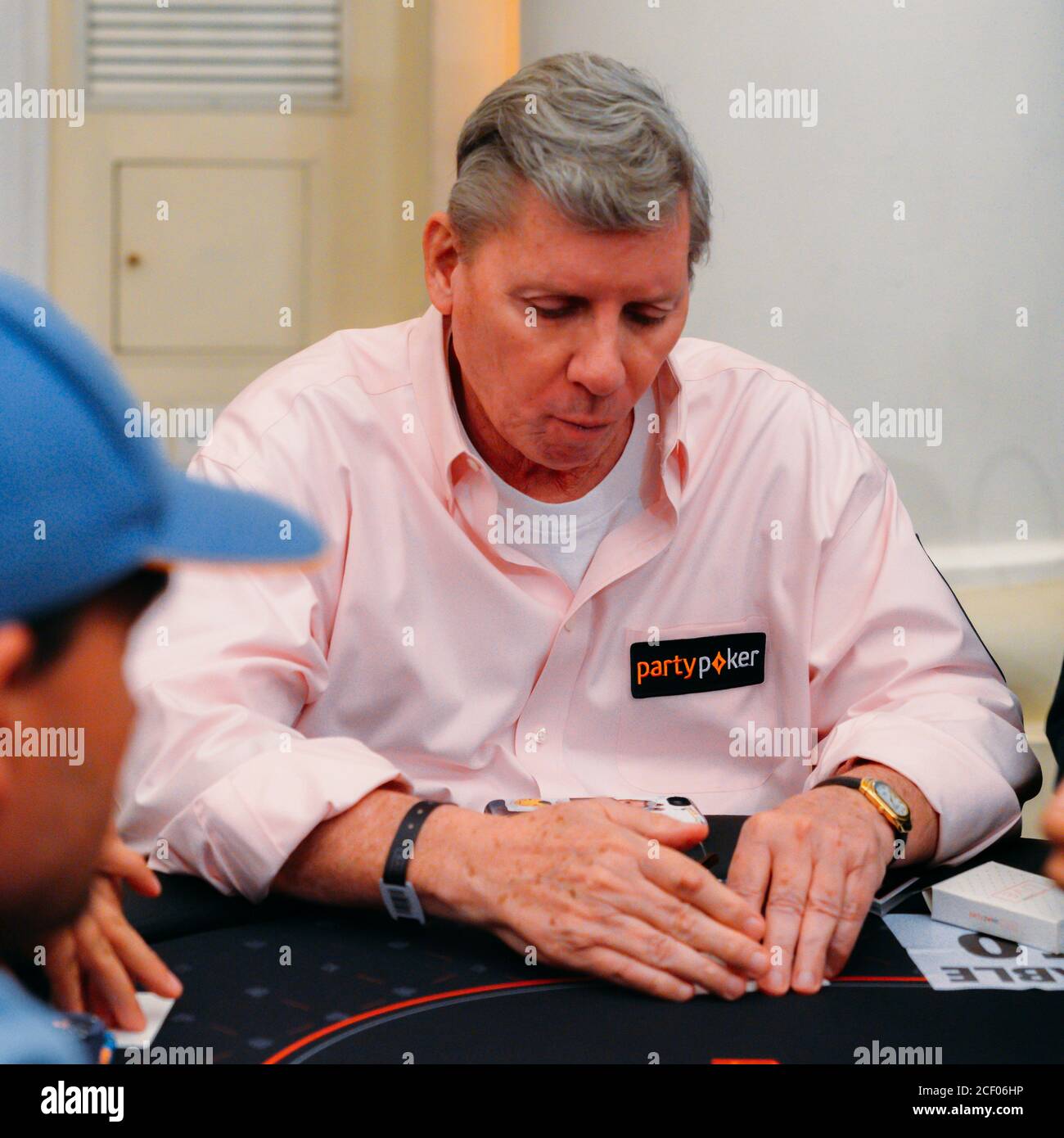 Mike Sexton au tournoi de poker PartyPoker millions au Palais Copacabana, Rio de Janeiro, Brésil, le 3 mars 2019 Banque D'Images
