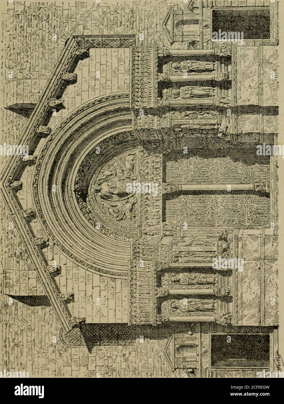 . L'architecture romane. Es et séparés par un transfert du domaine foré dune grande abside et de deux absidiolesvoûtées en quart de sphère. Le plan de Saint-Trophime rappelle la basi-lique antique par les dispositions de la nef, dutranssept et de lhémicycle accompagné de deuxabsidioles ; mais lédifice est romain par son systèmede voûtes. Le berceau de la nef est en forme de arc borisé et lesarcs-doubles des bas clotés sont en plein cinéma.Larc borisé de la net ne fait pas le nid de la caracéristique darchitecture dstyle darchitecture; ce nid quun moyen, employésouvent par les architectes romains dans le Centre et le Banque D'Images