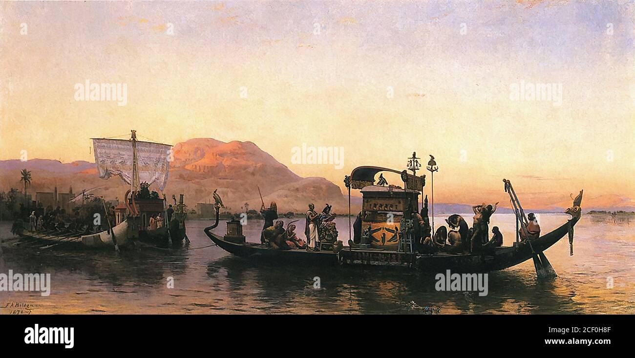 Bridgman Frederick Arthur - funérailles d'une maman - Britannique École - 19e siècle Banque D'Images