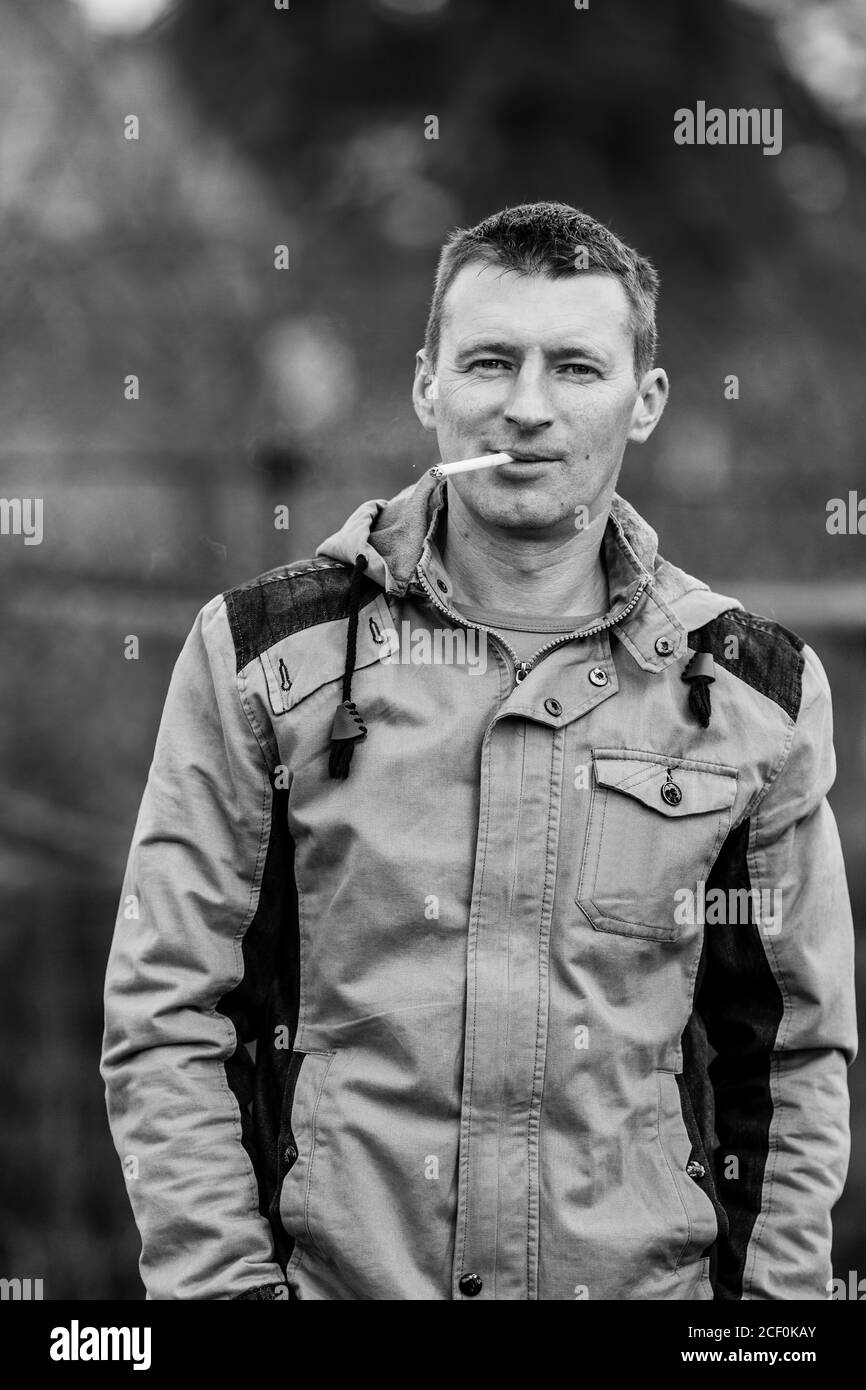 Fume en noir et blanc Banque de photographies et d’images à haute