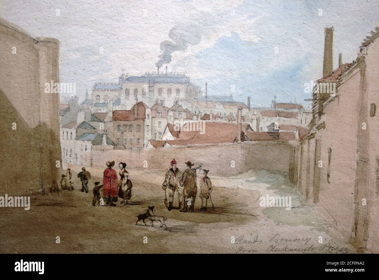 Carmichael John Wilson - brasserie Reids de la prison de Clerkenwell - British School - 19e siècle Banque D'Images